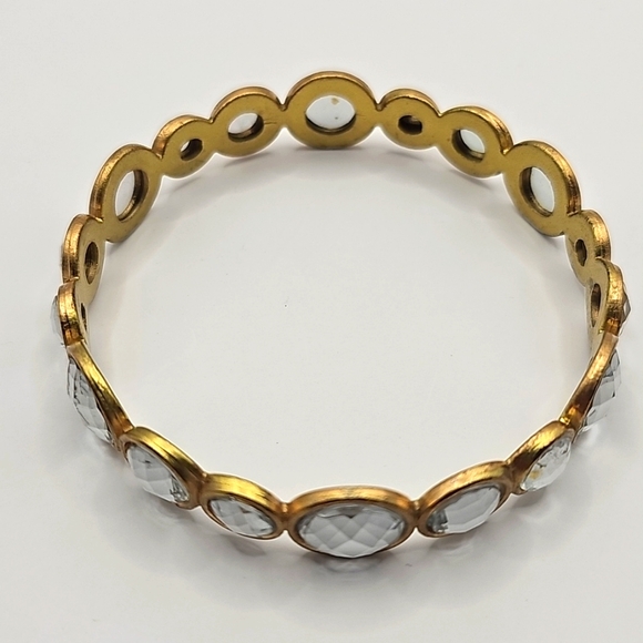 Goldtone Multi-textured Bangles - Picture 8 of 8